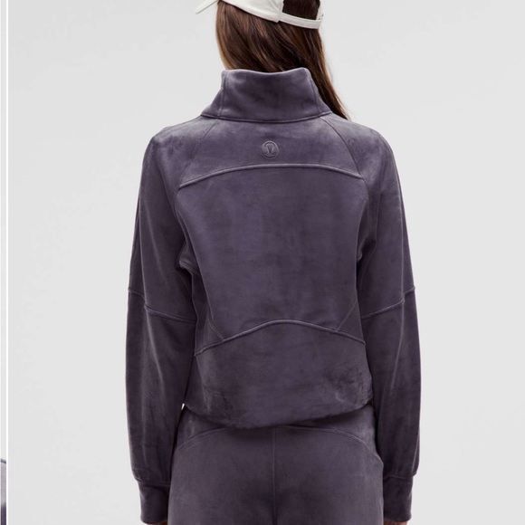 NWT lululemon athletica scuba Purple Half-Zip jacket - Picture 8 of 8